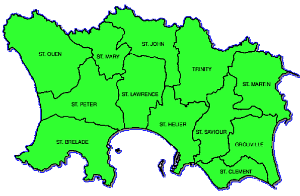 politique carte du jersey